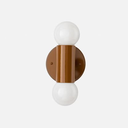 Cylinder Double Sconce