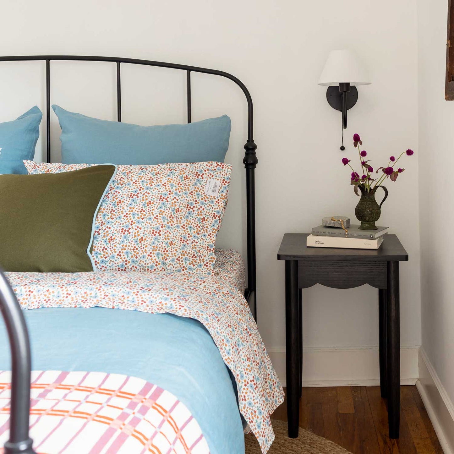 Wallowa Floral Percale Pillow Case, Set of 2