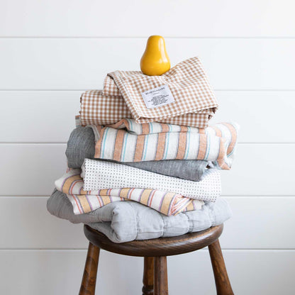Gingham Percale Pillow Case, Set of 2