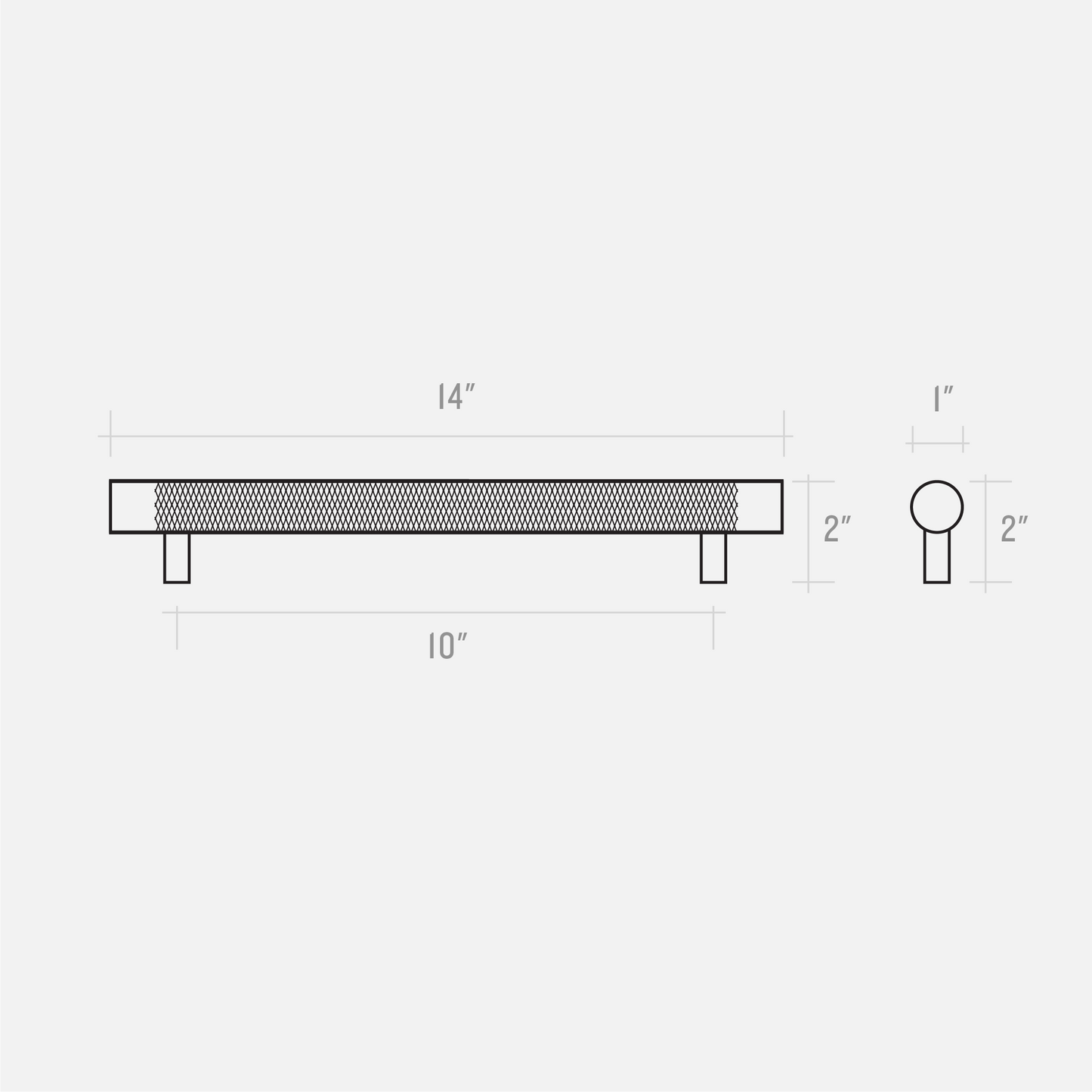 Knurled Appliance Pull