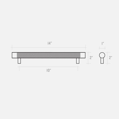 Knurled Appliance Pull