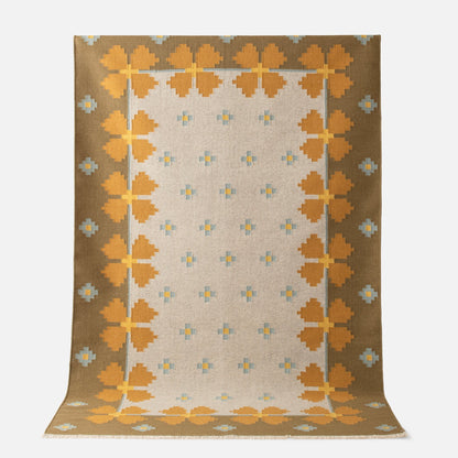 Flora Wool Flatweave Rug