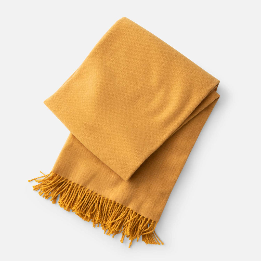 Extra soft Yellow Lambswool neckerchief