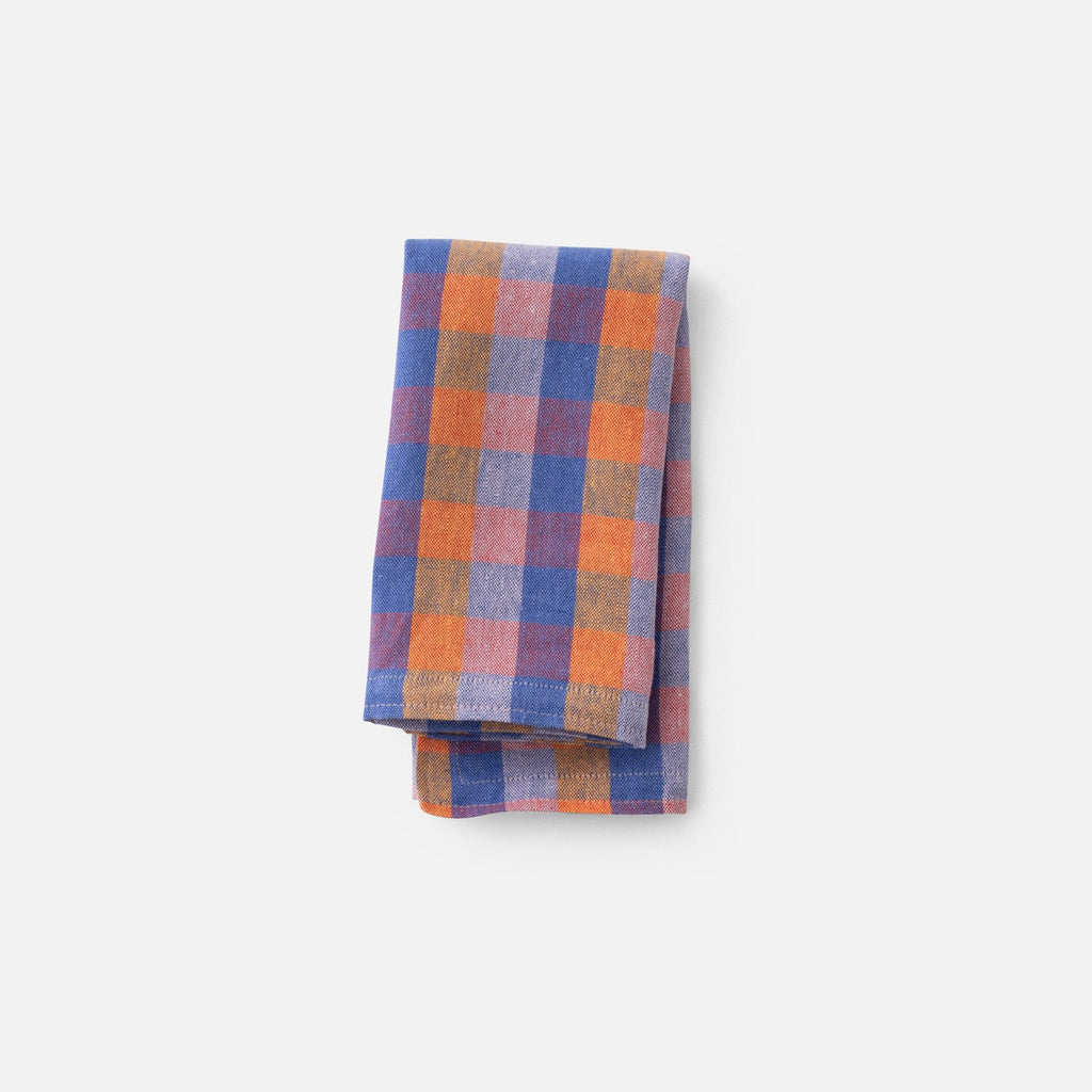 Dalton Check Cotton/Linen Napkins - Set of 4