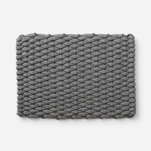 Rugged Rope Door Mat in Navy Blue Size 20 x 30 by Schoolhouse